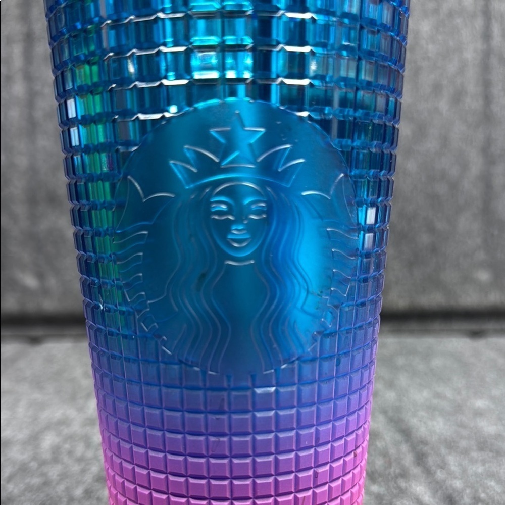 Starbucks 2023 Pride Gradient Tumbler with Blue and Yellow - Picture 2 of 5